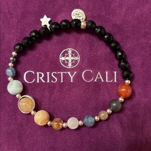 Solar System Gemstone Stretch Bracelet